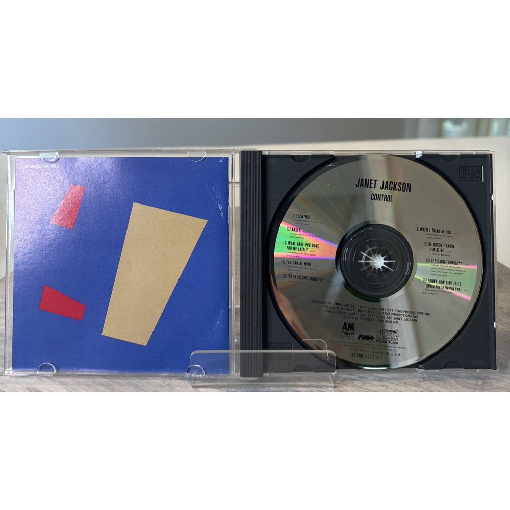 Janet Jackson – Control CD – 1986 A&M Records – Classic R&B Pop Album - Picture 3 of 5